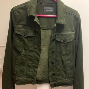 Articles of Society Army Green Denim Jacket